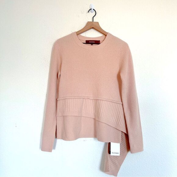 SIES MARJAN wool cashmere Layered Jumper In Pink - Picture 5 of 12
